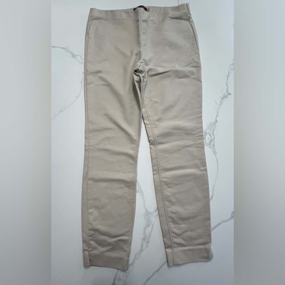 Crosby Tan Chinos Classic Straight-Leg Pull Up Pants size 12 excellent condition